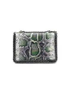 Borsa in pelle donna stampa rettile modello Miranda