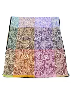 Sciarpa in seta foderata in lana