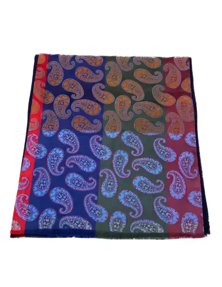 Sciarpa in seta foderata in lana