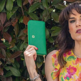 Portafogli da donna in pelle Made in Italy Manna Bag